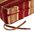 thumbnail image 3 of Greendale Home Fashions 2-Piece Outdoor Deep Seat Cushion Set, Tuscan Stripe, 3 of 5