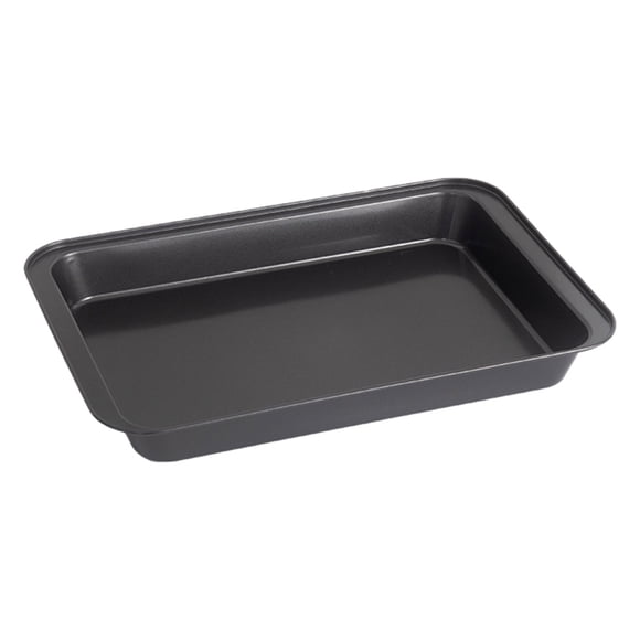 Nonstick Rectangular Baking Sheet Pan Set for Oven Stackable Durable Bakeware with Deep Design Easy Clean Cooking Tray