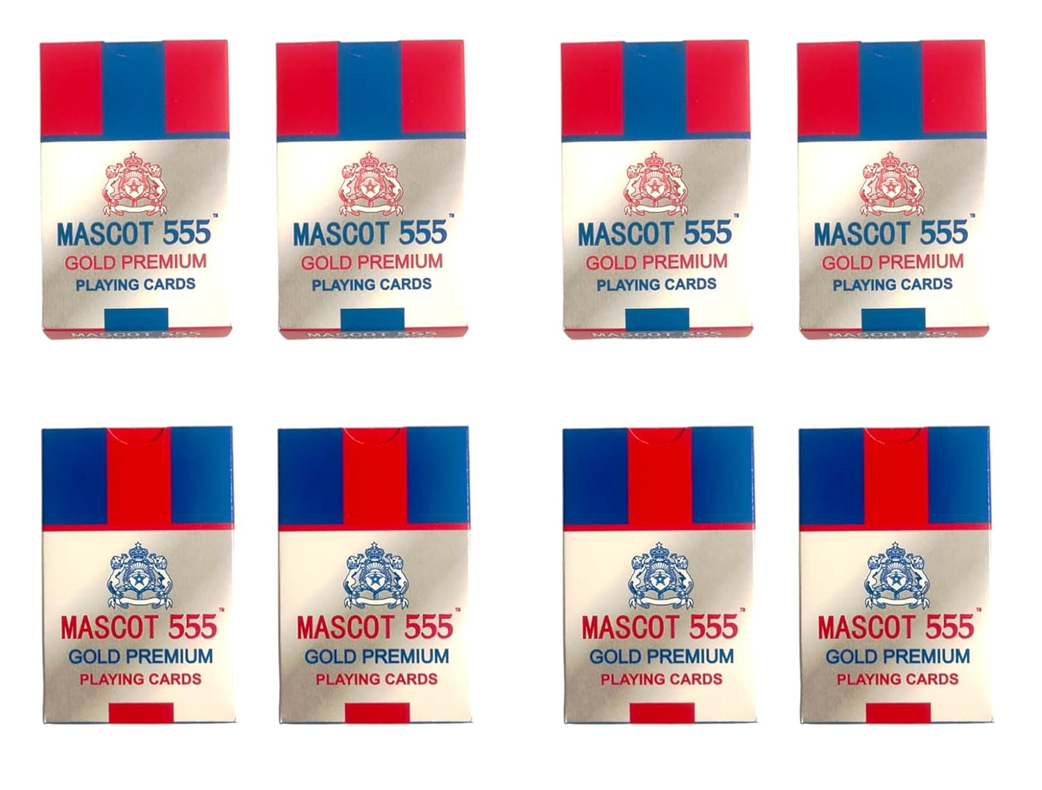 Woyr Mascot 555 Paper Coated Playing Card Game For Adults - Card Game | Taash Ke Patte, Rummy Cards, Poker Cards, Teen Patti Cards 8 | Multicolor Playing Card