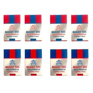 Woyr Mascot 555 Jeu de cartes en papier pour adultes - Jeu de cartes : Taash Ke Patte, Rummy Cards, Poker Cards et Teen Patti Cards 8 | Carte à jouer multicolore