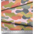 thumbnail image 3 of Soimoi Poly Georgette Fabric Two Tone With Grey Camouflage Print Fabric by the Yard 52 Inch Wide, 3 of 3