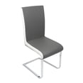 thumbnail image 1 of Canadian Anne Dining Chair Grey & White (Set of 2), 1 of 3