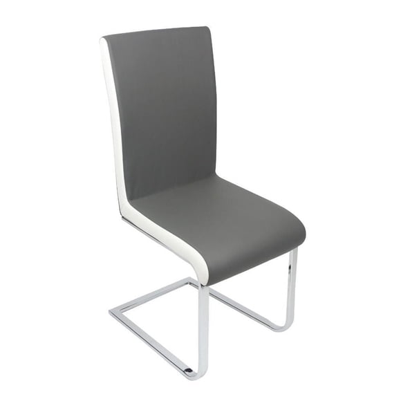 Canadian Anne Dining Chair Grey & White (Set of 2)