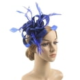 thumbnail image 1 of WJSXC Mode Automnale pour Femmes, Chapeau Rétro Fascinateur pour Femmes pour Thé, Mariage, Serre-Tête Fascinateur avec Pince Bleu, 1 of 5