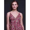 thumbnail image 4 of Bimba Robe Longue Maxi à Bretelles Spaghetti Ajustables à Imprimé Floral, Tenue de Plage d'Été - Moyen, 4 of 5