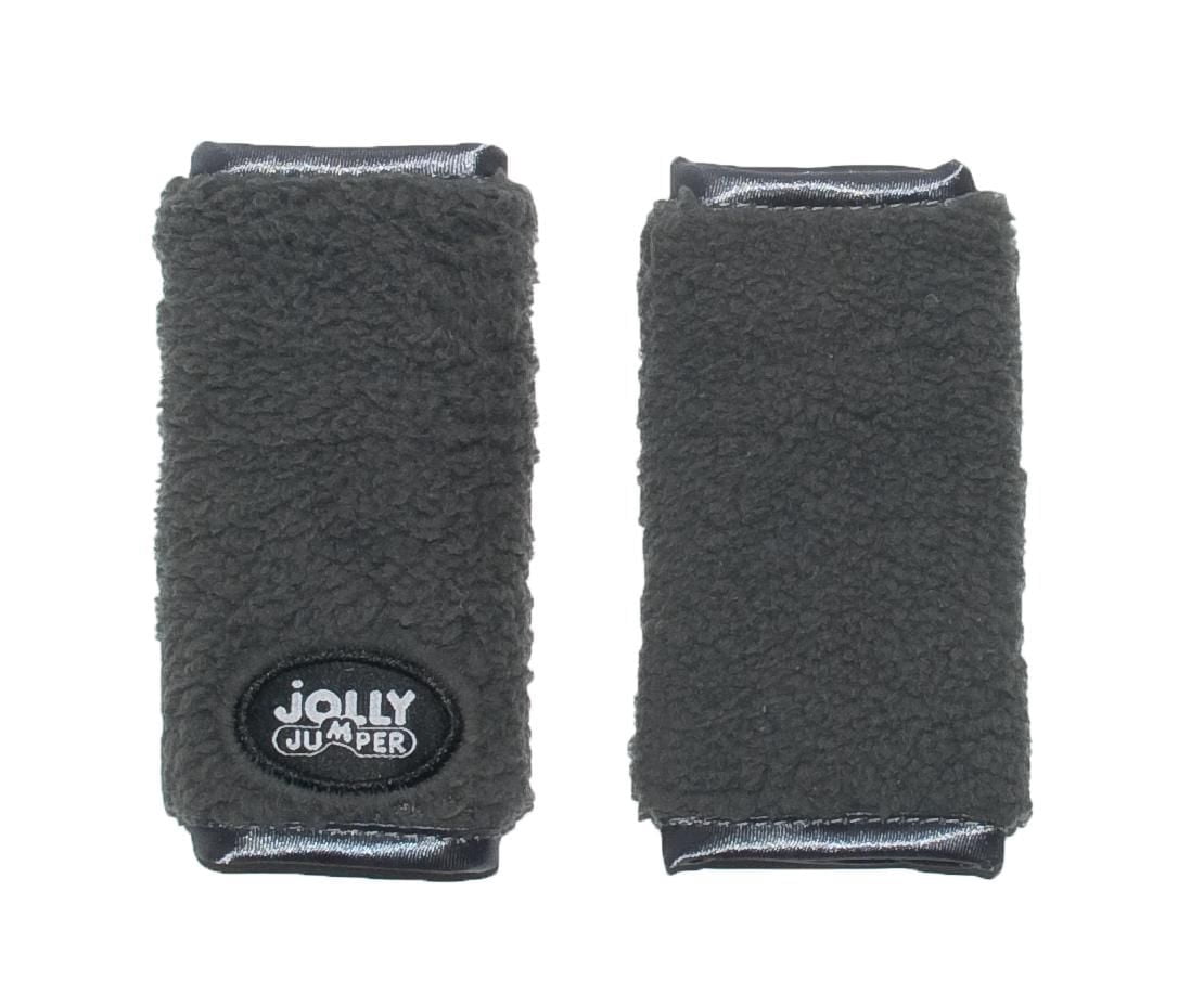 Jolly Jumper Couvre-Sangles en Peluche Douce / Coussinets de Sangles en Sherpa pour Siège d'Auto et Poussette / Prévient les Irritations, Lavable à la Machine, Taille Universelle