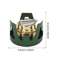 thumbnail image 2 of Hearth & Gear Réchaud de Randonnée Portable pour Camping en Plein Air Randonnée Pique-Nique Brûleur Haute Efficacité Système de Réchaud Coupe-Vent avec Capuchon Extincteur et Support Stable Équipement de Camping Léger Hiver, 2 of 6