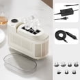 thumbnail image 2 of Basiess Ice Maker | Portable Ice Maker Machine with Self-Cleaning, 8 Cubes in 15 Mins Countertop Appliance for Home/Kitchen/Camping, Compact Cube Generator with Basket & Tweezer White, 2 of 9