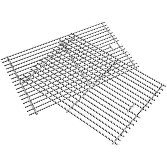 GFTIME 18 3/8" x 12 5/8" BBQ Barbecue Replacement Stainless Steel Cooking Grid Grates Parts for Master Chef G45323, G45308, G4531
