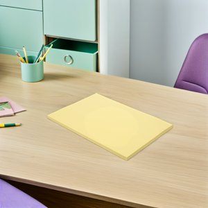 HOOWIFFY 200Pcs Light Yellow Office Paper for Printer Double Sided Copy Paper for Reports
