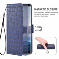 thumbnail image 4 of Case for Galaxy J7 2018, Pu Leather Cover, Phone Case for Samsung Galaxy J7 2018, Wallet, Scratch-Resistant Magnetic Phone Case with Card Compartment, Blue, 4 of 7