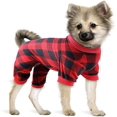 thumbnail image 4 of Vêtements pour Chien en Coton 100 % à Carreaux Buffalo, Pyjamas pour Chiot, Vêtements pour Animaux, Grenouillères pour Chat, Pyjamas, Combinaisons pour Toutous, Pyjamas pour Chiens, Chandails à Carreaux Rouges, Vêtements Doux, 4 of 9