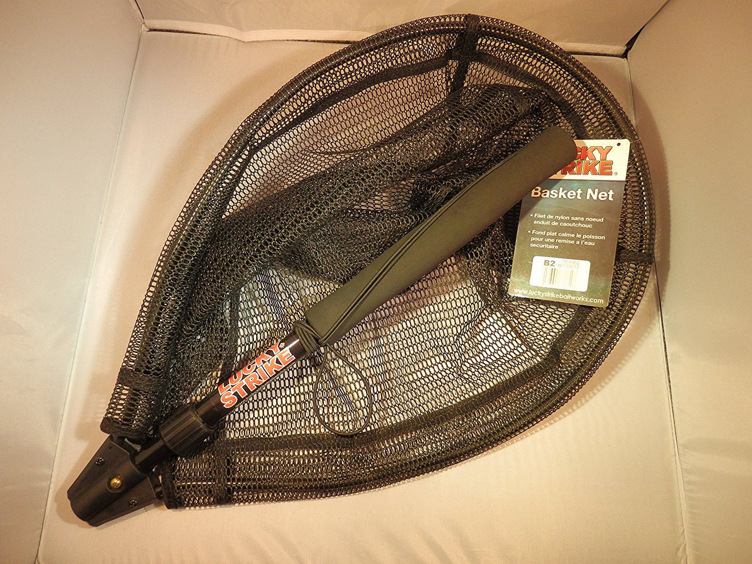 Filet à truite B2 avec panier télescopique 18-30″ Poignée télescopique pliable