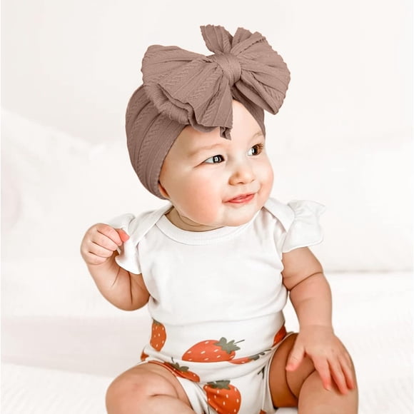 Stretchy Nylon Baby Headbands With Decorative Bows For And Toddler Girls Soft Wide Hair Accessories
