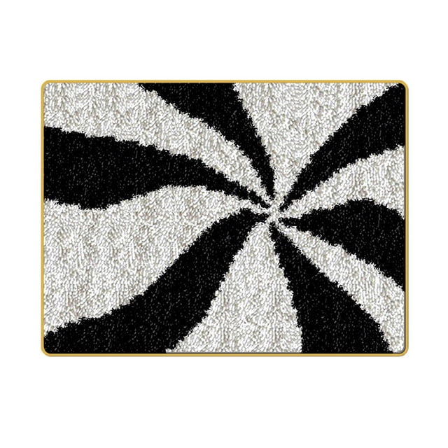 Tapis Brodé Loquet Crochet Crochet Fabrication de Tapis Bricolage Coussin Tapis