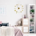 thumbnail image 1 of Vaidha Comfortable And DIY Wall Clock Without Punching, Personalized Living Room, Bedroom Clock, Silent Digital Clock, Decorative Wall Sticker Clock, 1 of 2
