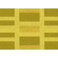 thumbnail image 1 of Ahgly Company Machine Washable Indoor Rectangle Transitional Yellow Area Rugs, 2' x 4', 1 of 7