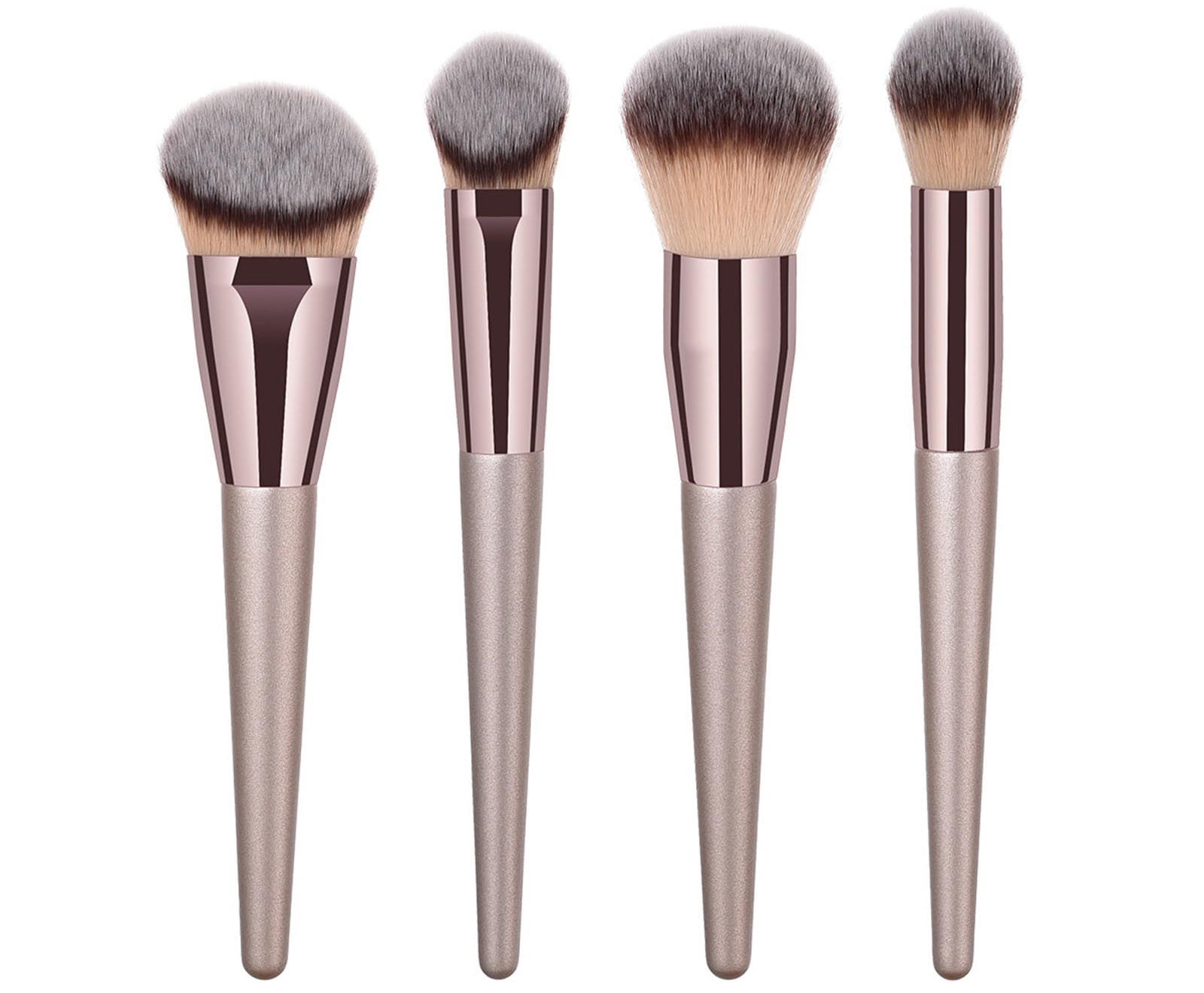 FcBaudy Eyeshadow, Gifts for Women 4PCS Wooden Cosmetic Eyebrow Eyeshadow Brush Makeup Brush Sets Tools Makeup brush