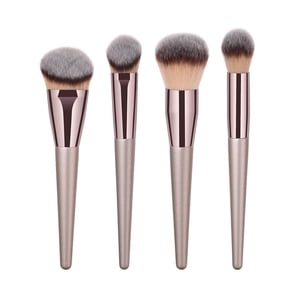 FcBaudy Eyeshadow, Gifts for Women 4PCS Wooden Cosmetic Eyebrow Eyeshadow Brush Makeup Brush Sets Tools Makeup brush