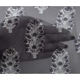 thumbnail image 4 of oneOone Viscose Chiffon Fabric Leaves & Floral Block Printed Fabric 1 Yard 42 Inch Wide, 4 of 4