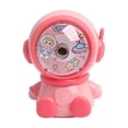 thumbnail image 2 of PEONAVET Plastic Pencil Sharpener Student Pencil Roller Pencil Sharpener Hand Crank Pencil Sharpener Kids Pencil Sharpener Learning Stationery Supplies, 2 of 6