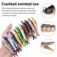 thumbnail image 2 of 1 pc Multi Jointed Fishing Lures Swimbait Sinking Wobblers Hard Crankbaits J2E0, 2 of 9