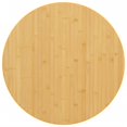 thumbnail image 1 of vidaXL Plateau de Table Ø80x4 cm Bambou, 1 of 3