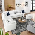 thumbnail image 1 of Modway Commix 7-Piece Down Filled Overstuffed Sectional Sofa in Pure White, 1 of 10