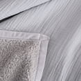thumbnail image 3 of Better Homes & Gardens Gauze Reverse to Cozy Knit Throw Blanket Soft Silver, 50"X72", 3 of 4