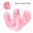 thumbnail image 3 of Sleeping Pillow, Polyurethane Soft and Comfortable Neck Face Support Pillow for Home Camping Travel Sleeping, 3 of 7