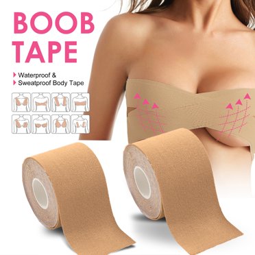 1 Rouleau Ruban de Levage de Poitrine Protecteur Ajustable Autocollant Flexible Minimaliste Gainant Invisible Empêche l'Affaissement Autocollant de Poitrine Fournitures de Maquillage