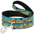 thumbnail image 1 of Dog Leash Road Runner Wile E Coyote Scene1 Brown Fade 6 Feet Long 0.5 Inch Wide, 1 of 2