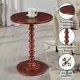 thumbnail image 4 of Convenience Concepts Palm Beach Table à Barreaux, Fini Bois Acajou, 4 of 6
