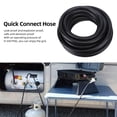 thumbnail image 4 of High Pressure Gas Line Hose QCC1 20ft 3/8in Female to 1/8in MNPT RV Gas Line for Grill Fire Pit Heater, 4 of 7