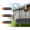 thumbnail image 2 of jumpfly 14FT Trampoline Net,Trampolines Replacement Safety Enclosure Net,Fit for 8 Poles Round Frame Trampolines,Breathable & Weather-Resistant Tramp, 2 of 6