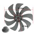 thumbnail image 3 of 14 Inch Floor Fan Table Fan Blade With Nut Cover Fan Blade Fan Accessories, 3 of 10