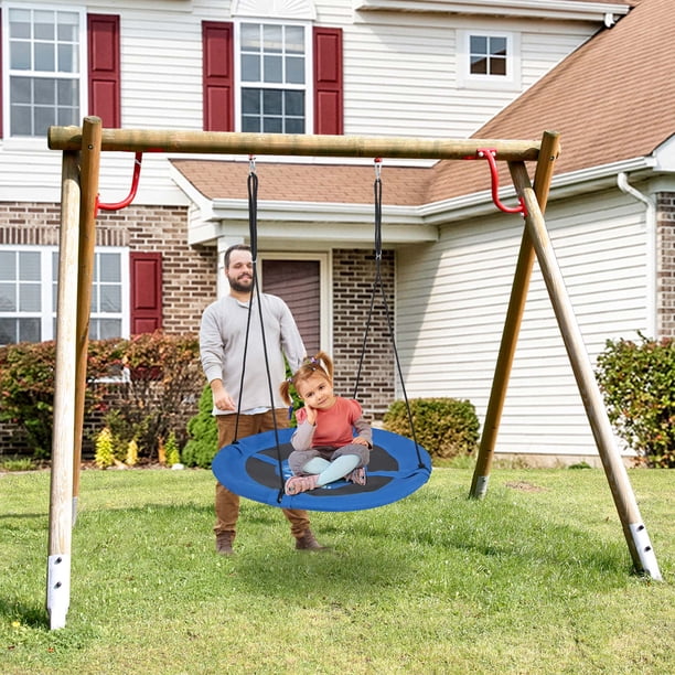 Goplus 40'' Flying Saucer Tree Swing Indoor Outdoor Play Set Swing