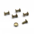 thumbnail image 3 of yuksok Double Embouts Premium Rivets pour Sacs à Main et Chaussures 6x8mm Or Antique, Bronze, 4 Pcs, 3 of 9