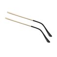 thumbnail image 4 of Milaget 2 Pcs Remplacement de Tempe Accessoires de Réparation Universel Cadre de Bras Confort Métal Or, 4 of 9