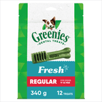 Greenies Fresh REGULAR Soins buccodentaires Soins dentaires naturels pour chiens adultes