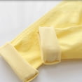 thumbnail image 4 of GDREDA Girls' Basic Solid Full Length Cotton Soft Leggings (Yellow,2-3 Years), 4 of 5