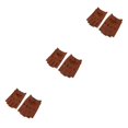 thumbnail image 3 of maskred Gants de Conduite et de Cyclisme Rétro à la Mode en Cuir PU pour Hommes Sans Doigts Brun Bouton TG Ensemble de 3, 3 of 6