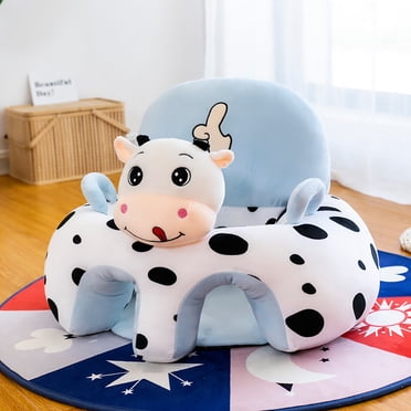 Hml Baby Sofa Support Chair Soft Plush Cartoon Animals Baby Sitting Chair Learning To Sit Seats Without Filled Cotton