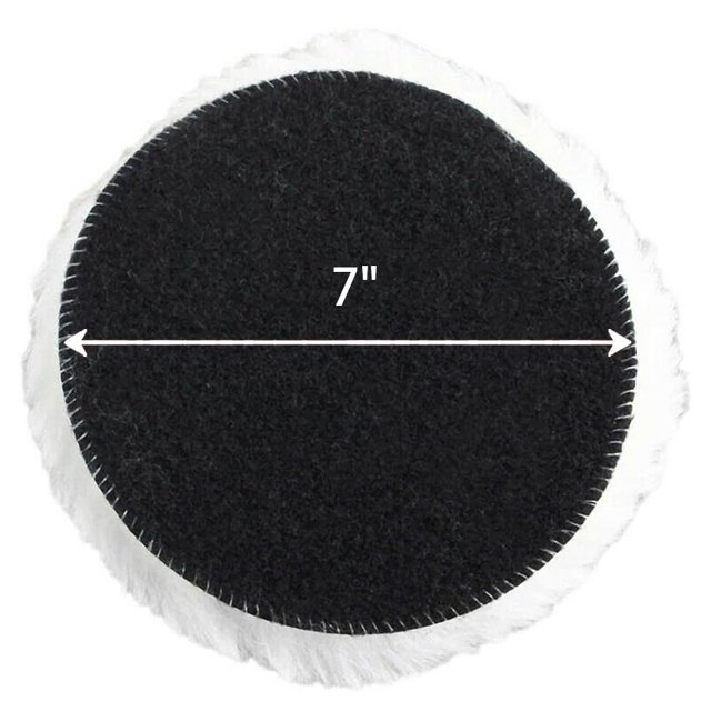 3" 4" 5" 6" 7" Lambs Wool Buffing Polishing Pads Bonnets Sanding Car Buffer Pad 7 inch