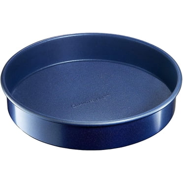 Granitestone Diamond Pro Blue Round Baking Pan 9.5" Pro Series Nonstick Aluminum Bakeware Dishwasher Safe