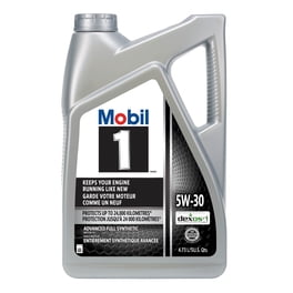Mobil 1™ High Mileage Full Synthetic Engine Oil 5W-30, 4.73 L