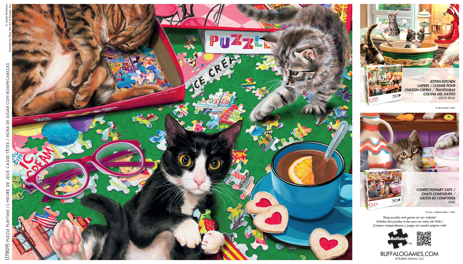 Buffalo Games Puzzle Playtime Puzzle de 750 pièces imbriqué pour adultes âgés de 14 à 99 ans