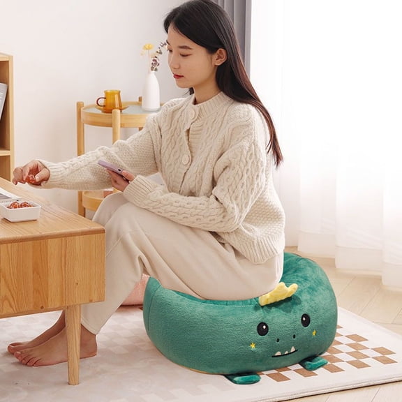 Danhjin Flock Seat Cushion Cushion Round Medium Hole Cushion Suitable for Sitting The Floor Office Cushion Solid Thick Seat Cushion Butt Cushion for Yoga Sofa for Living Room