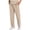 Khaki, variant on Clearance! Grrvtrz Cargo Scrub Pants for Men — Classic Straight Leg Fit, 4Pockets, 4-Way Stretch, Anti-Wrinkle Drawstring Scrub Pants