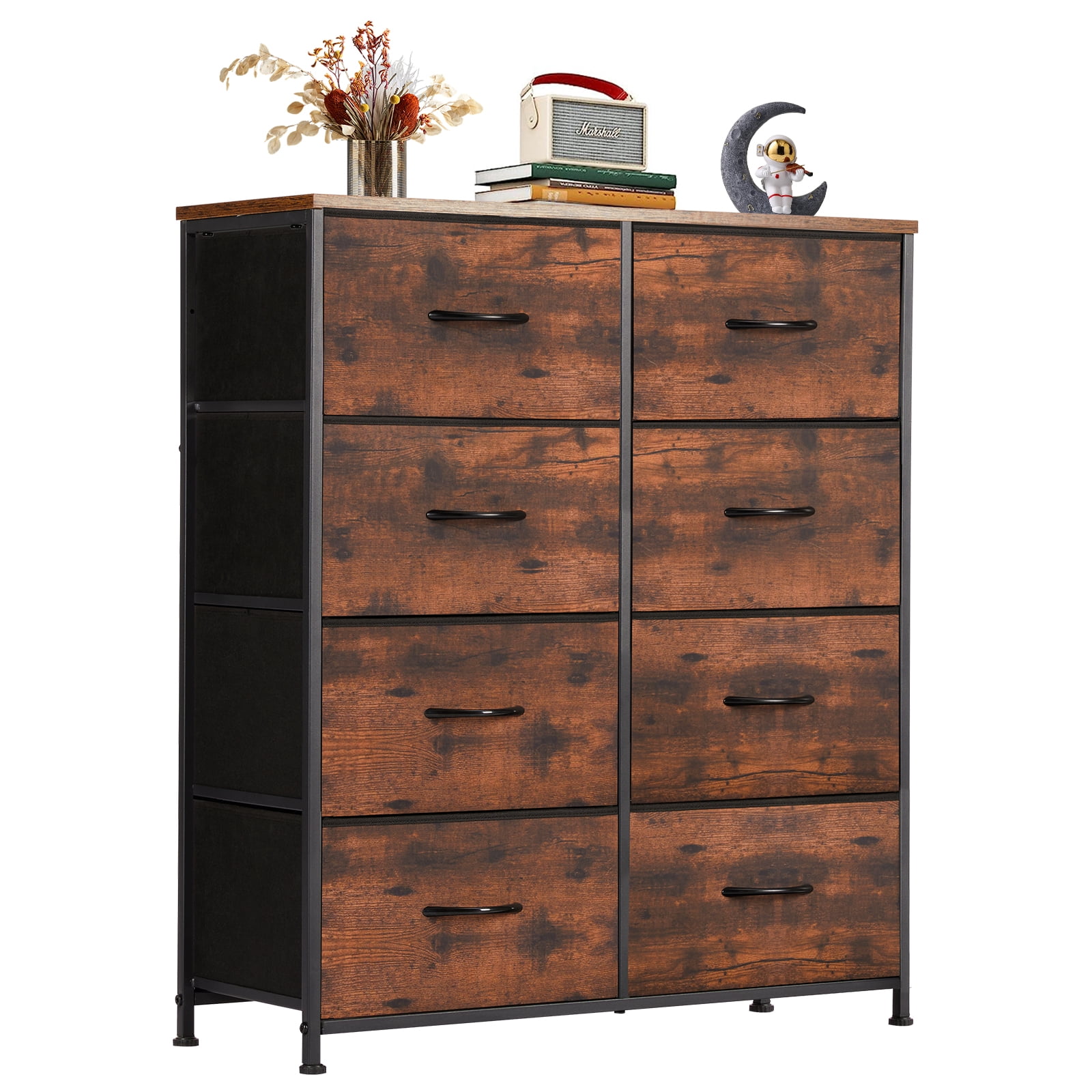 EDX 8 Drawers Dresser for Bedroom, Fabric Storage Organizer Tower